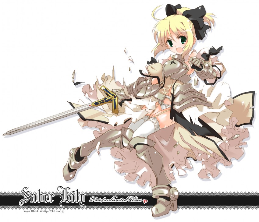 artoria pendragon and saber lily (fate and 1 more) drawn by hizuki_yayoi