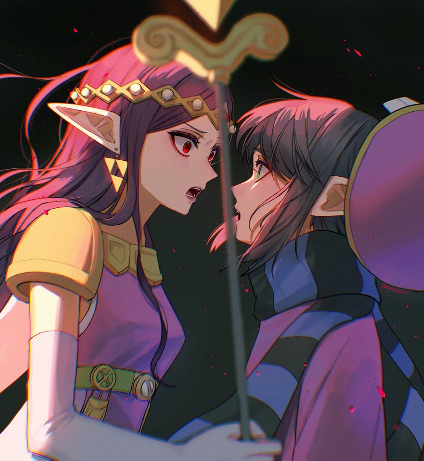 princess hilda and ravio (the legend of zelda and 1 more) drawn by neosilleosil