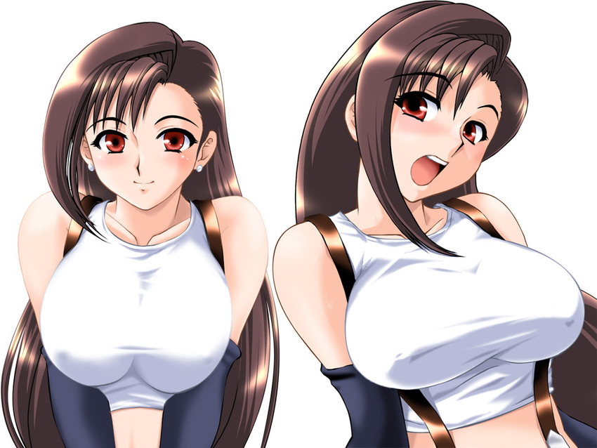 tifa lockhart (final fantasy and 1 more) drawn by toushi_ryoku