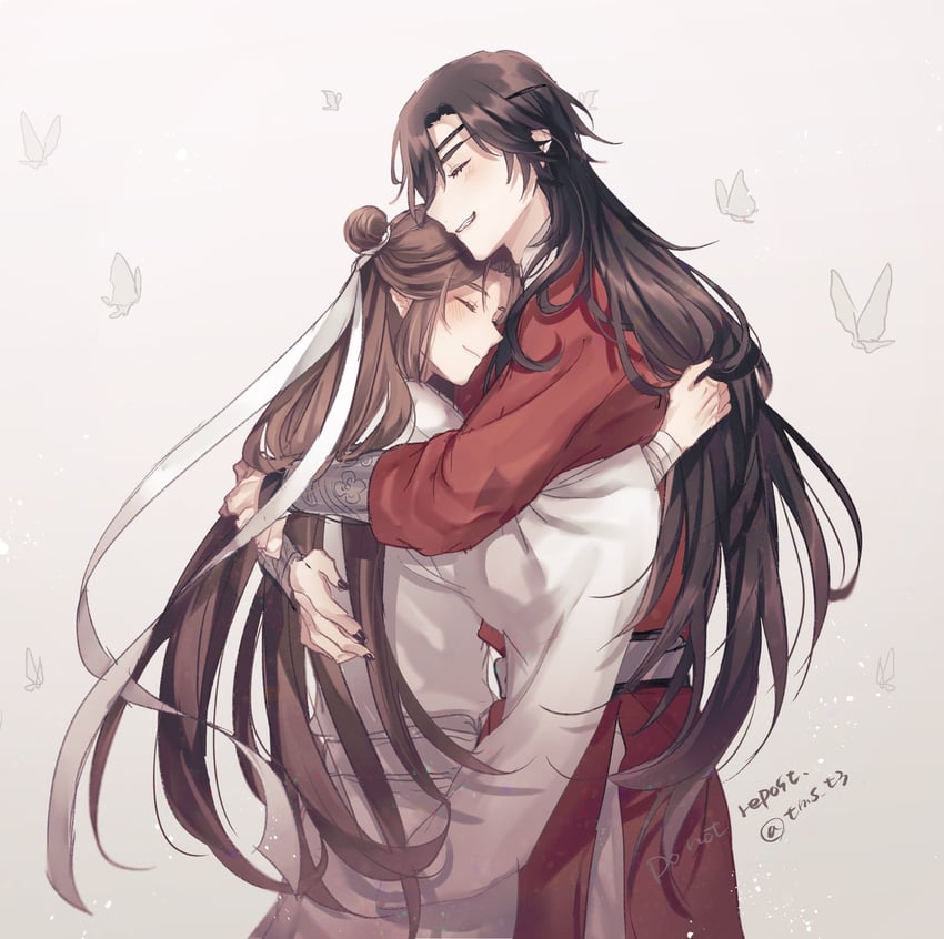 xie lian and hua cheng (tianguan cifu) drawn by ponzu_(tms_t3)