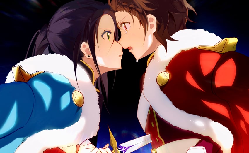 aijou karen, kagura hikari, yuitsuka inori, and kamisaki hikaru (shoujo kageki revue starlight and 1 more) drawn by vojaganto