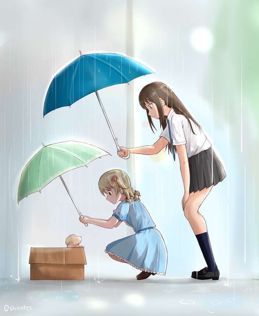 shibuya rin and morikubo nono (idolmaster and 2 more) drawn by shikamax2