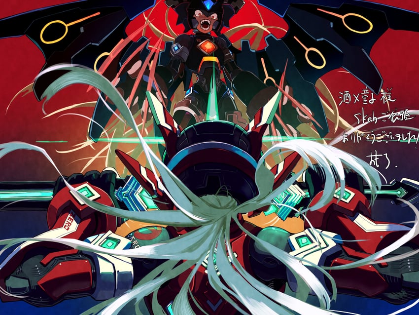 zero, zero(z), and absolute zero (mega man and 3 more) drawn by omochi_(mochi_skymega)