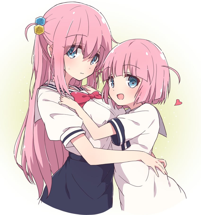 gotoh hitori and gotoh futari (bocchi the rock!) drawn by mel_(melty_pot)