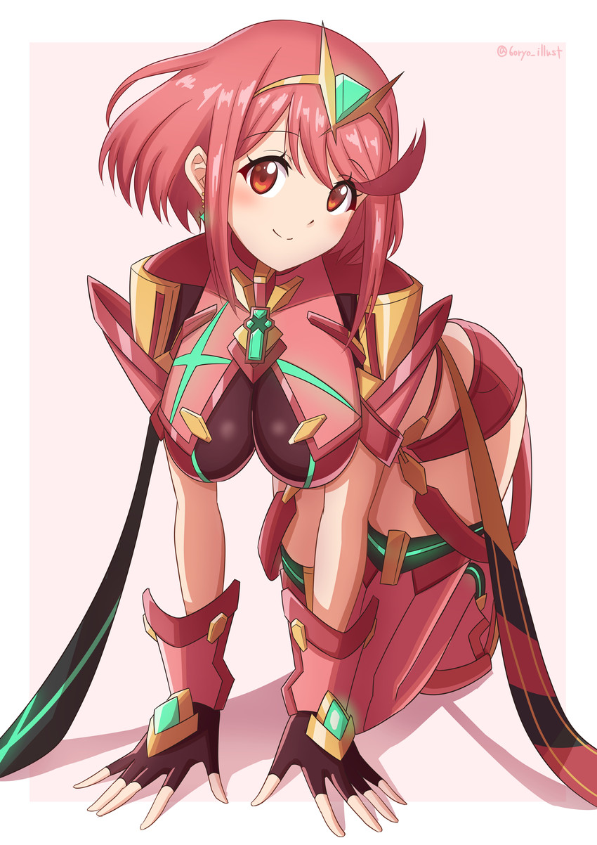 pyra (xenoblade chronicles and 1 more) drawn by ryochan96154
