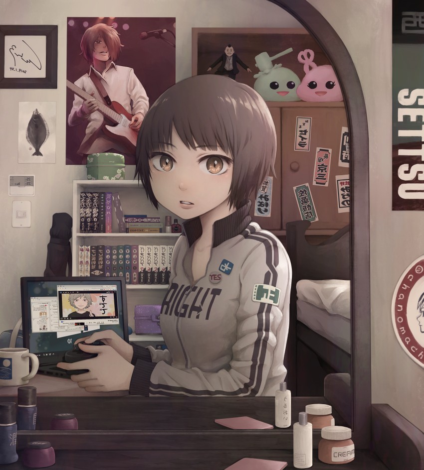 original and 1 more drawn by yajirushi_(chanoma)