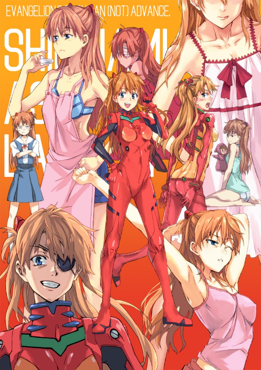 souryuu asuka langley (neon genesis evangelion and 3 more) drawn by kno1