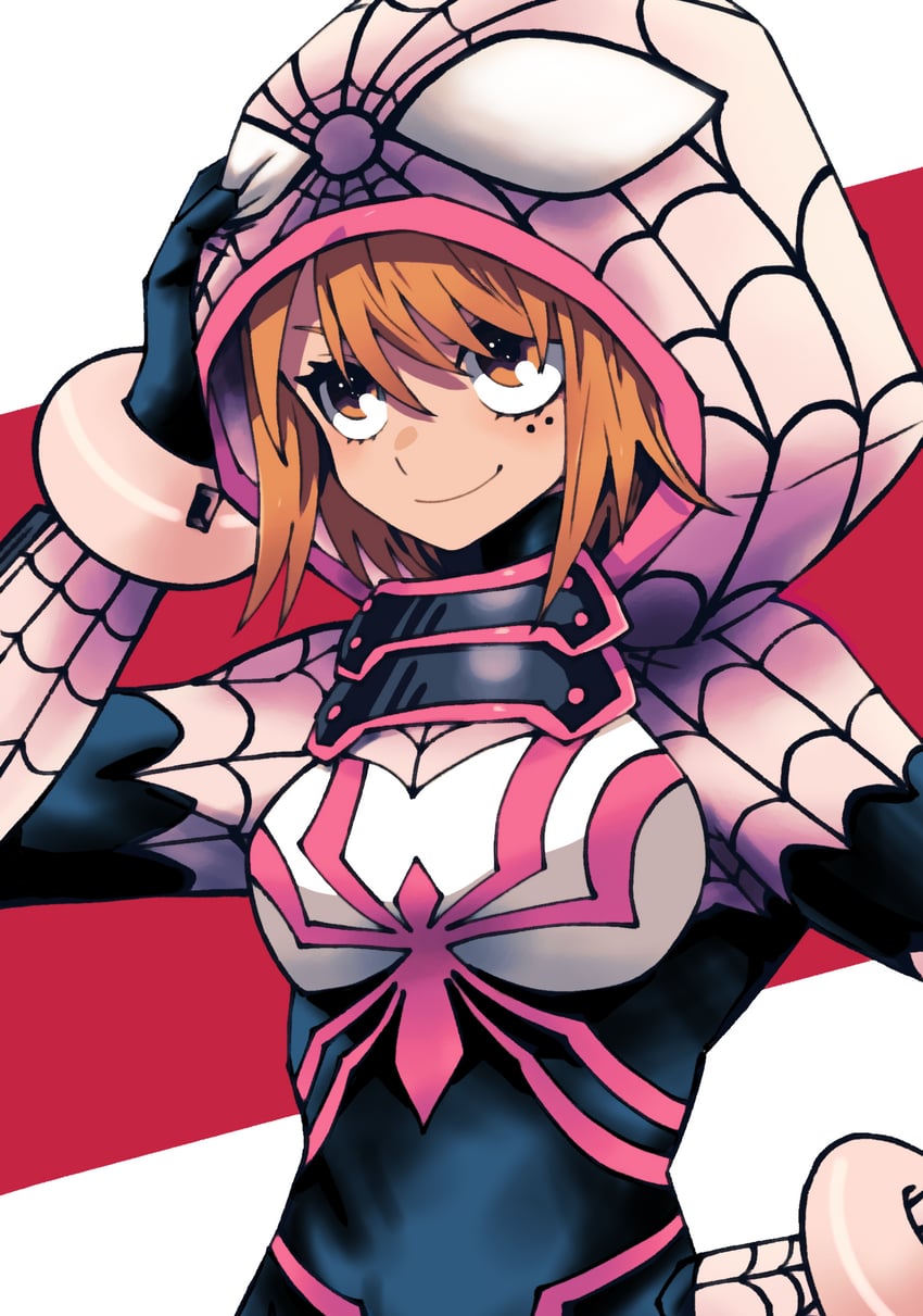 sakura spider and hida haruka (marvel and 2 more) drawn by batchgooya