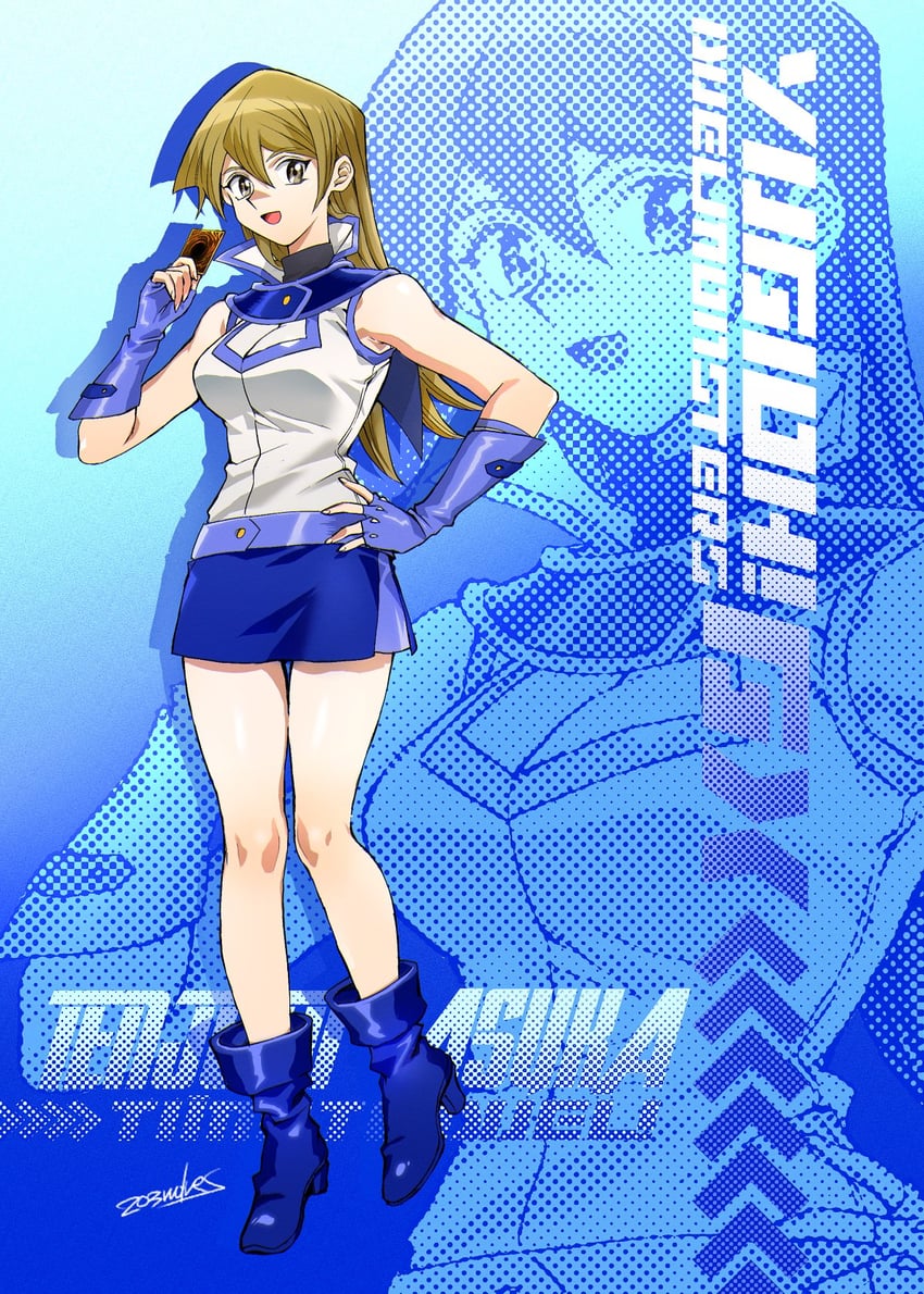 tenjouin asuka (yu-gi-oh! and 1 more) drawn by 203wolves