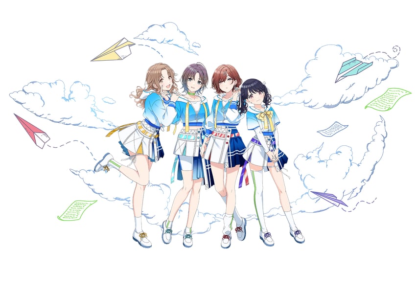 higuchi madoka, asakura toru, fukumaru koito, and ichikawa hinana (idolmaster and 2 more)