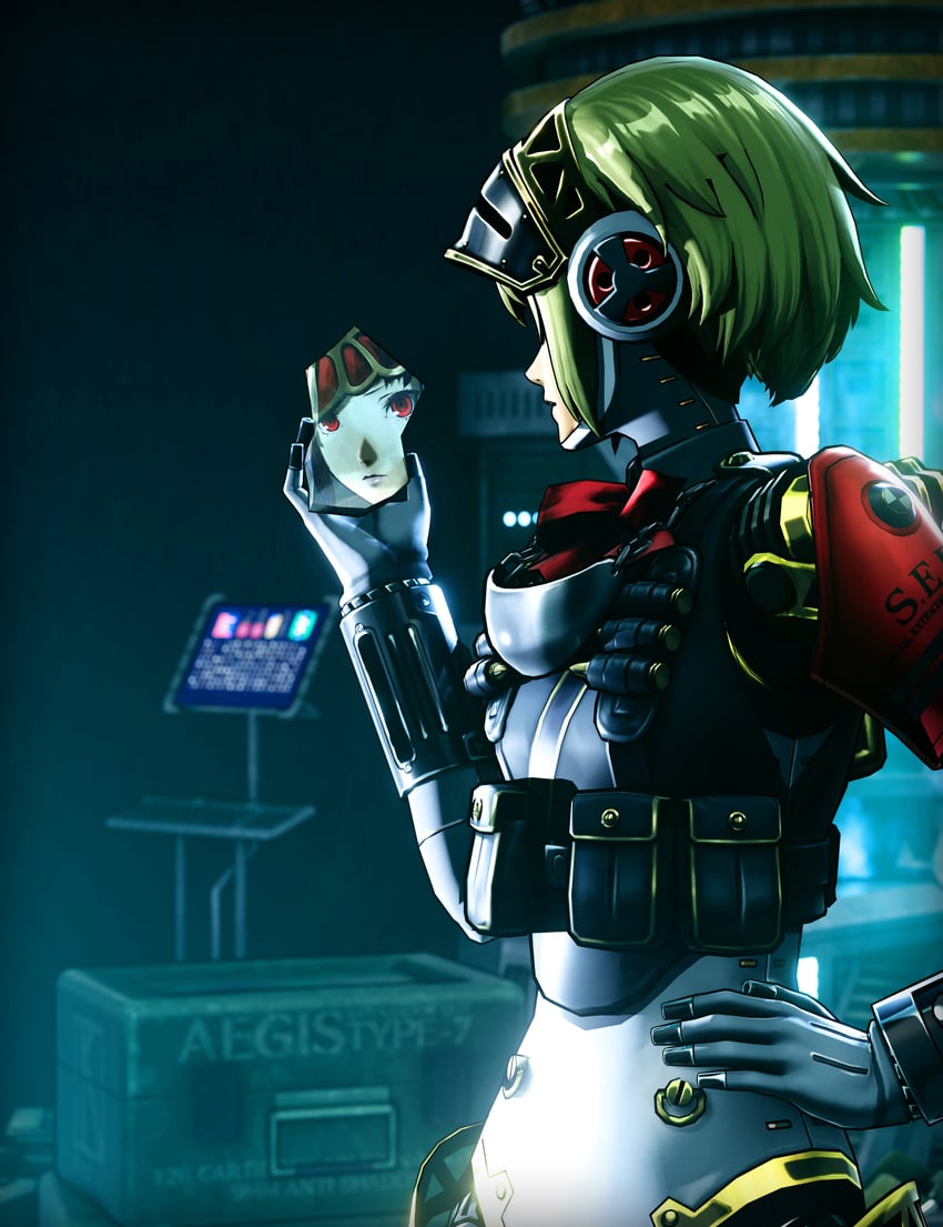 aigis and metis (persona and 2 more) drawn by john_rizzo