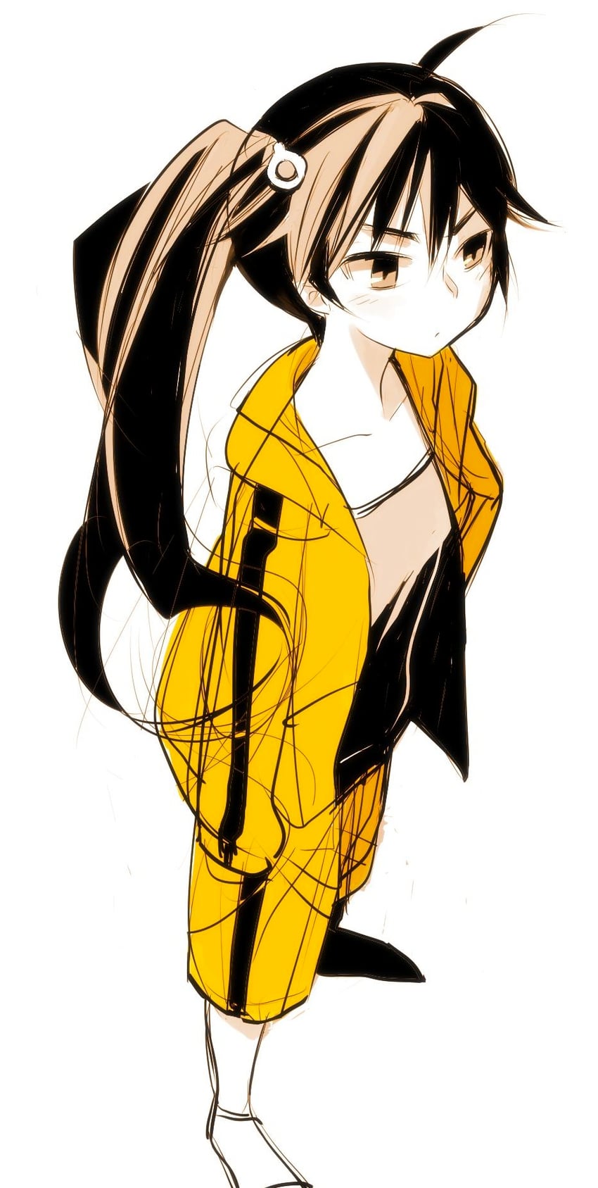 araragi karen (monogatari and 1 more) drawn by sorethroat