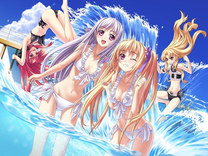 corticarte apa lagranges, yugiri perserte, yugiri princesca, and iaritikke sin goluot (shinkyoku soukai polyphonica) drawn by kannatsuki_noboru