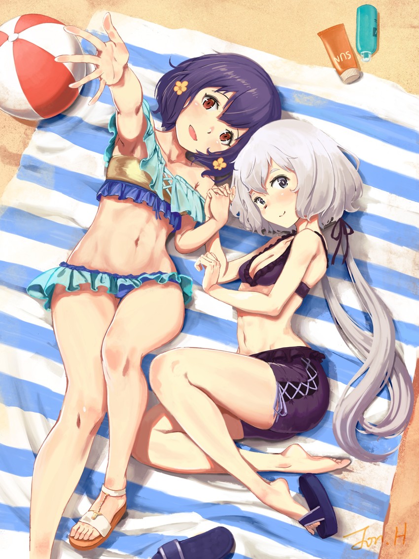 konno junko and mizuno ai (zombie land saga) drawn by jonathan_h