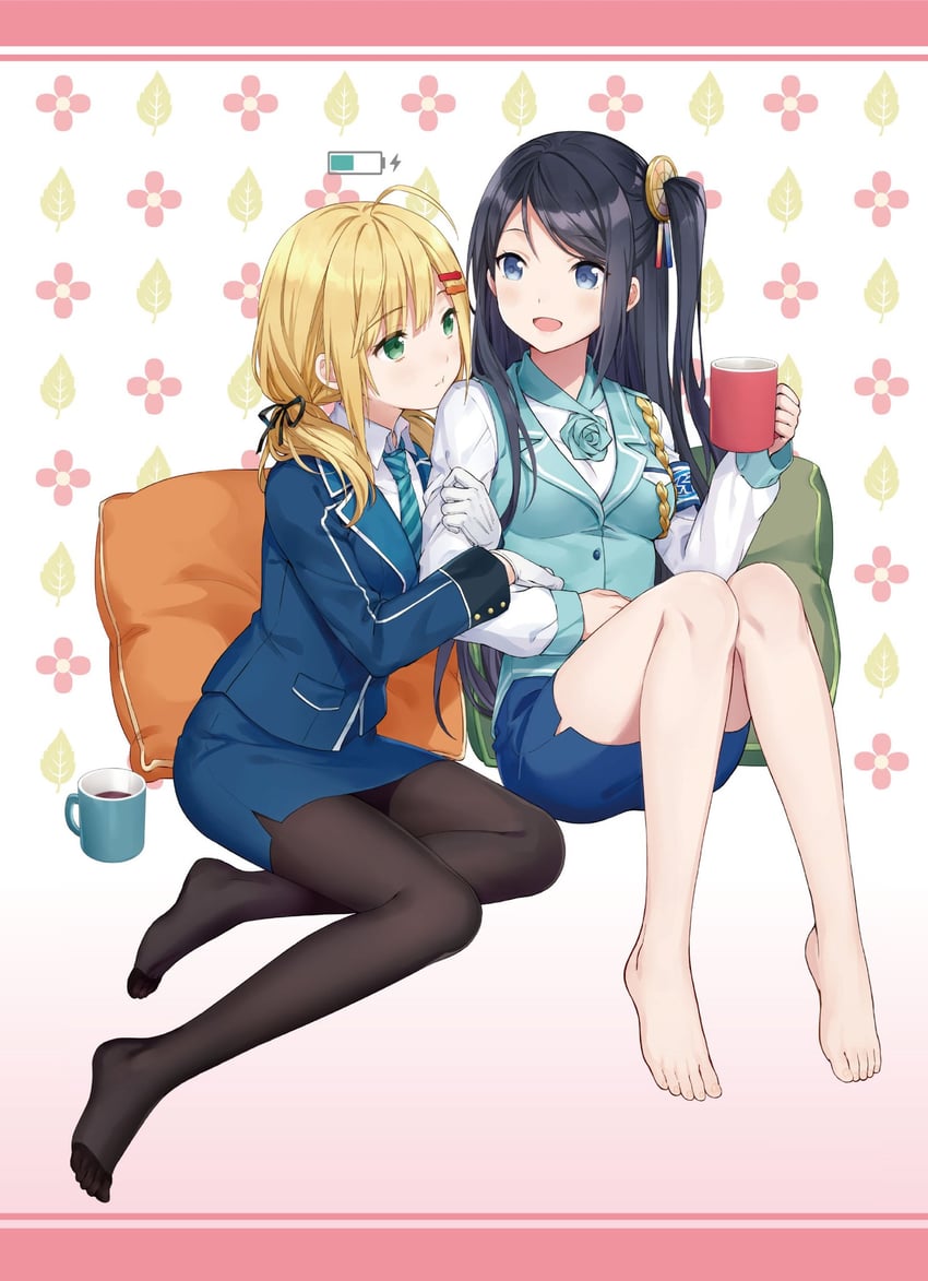 xiao qiong and emilia (krt girls) drawn by rio.lw