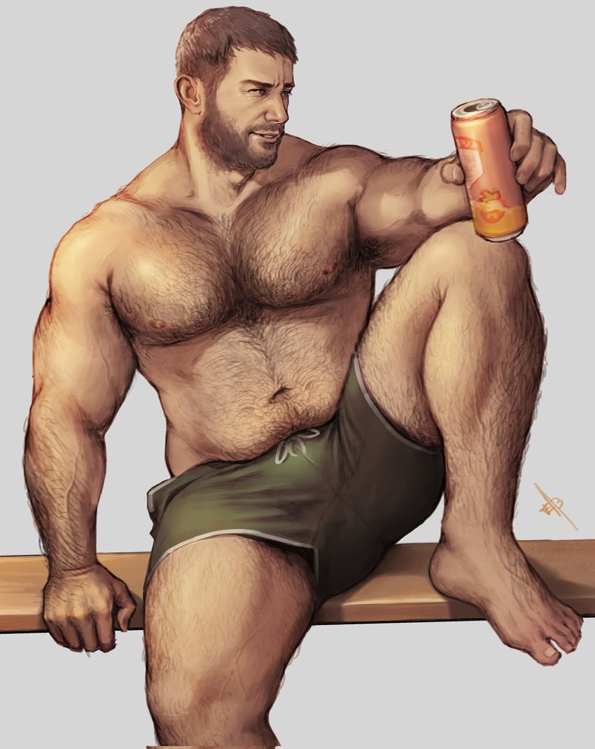 chris redfield (resident evil and 1 more) drawn by ericson_blum