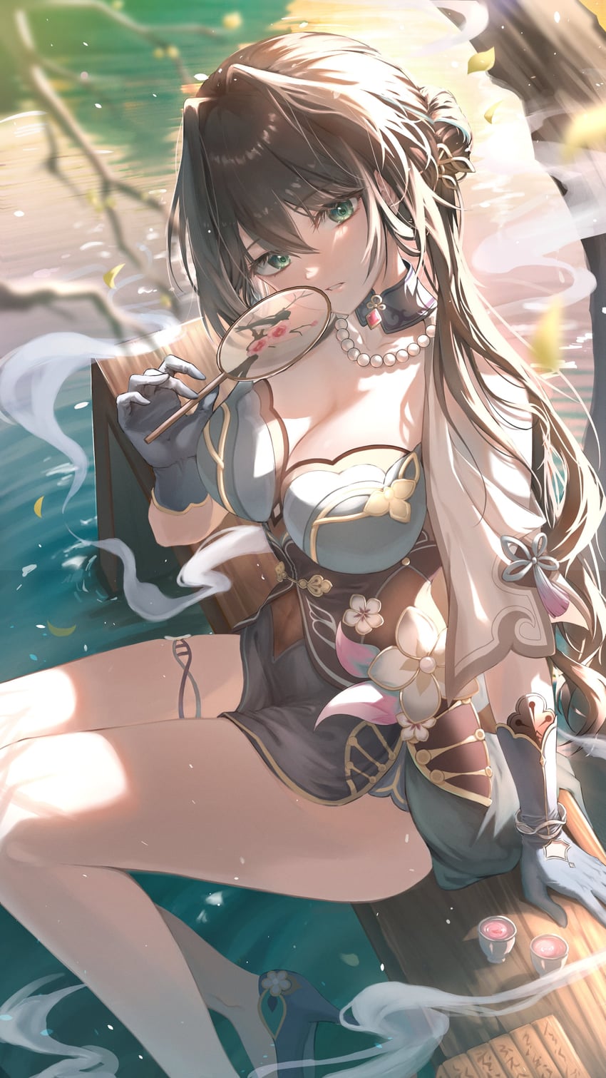 ruan mei (honkai and 1 more) drawn by arin_art