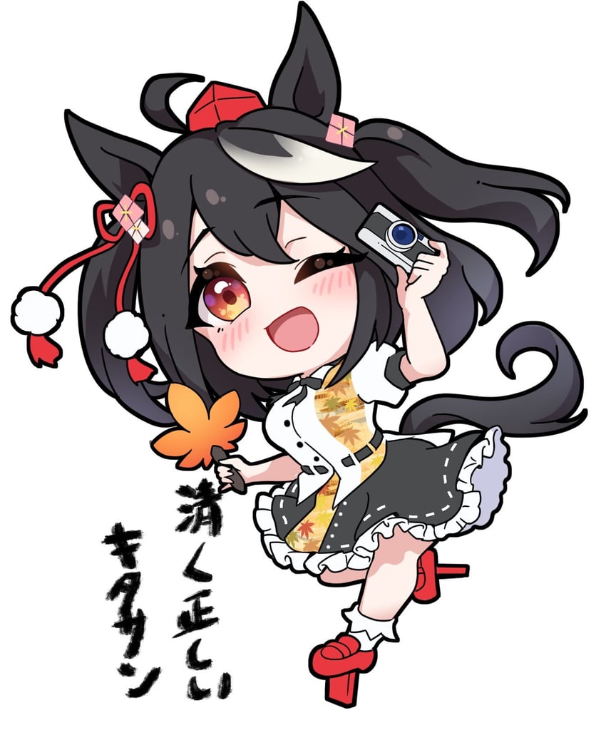 shameimaru aya and kitasan black (touhou and 1 more) drawn by peteron