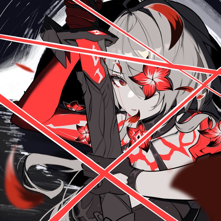 acheron (honkai and 1 more) drawn by curryman_(curryman06)