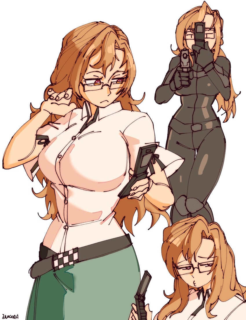 kiryuu moeka (science adventure and 1 more) drawn by 3amsoda