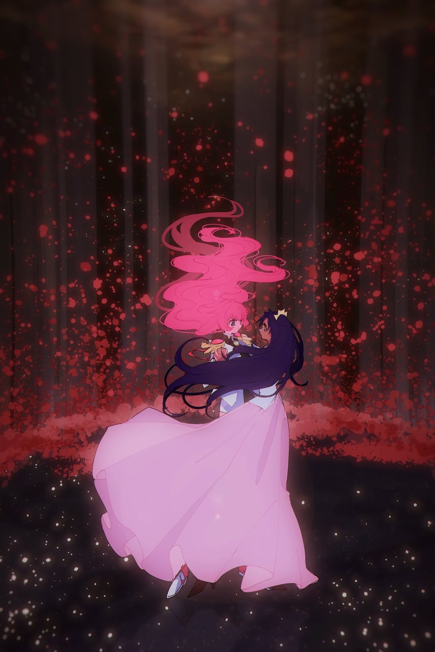 tenjou utena and himemiya anthy (shoujo kakumei utena and 1 more) drawn by pochi_(askas_is_god)