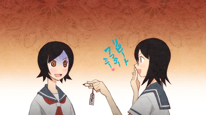 hitou nami and fujiyoshi harumi (sayonara zetsubou sensei) drawn by gapper