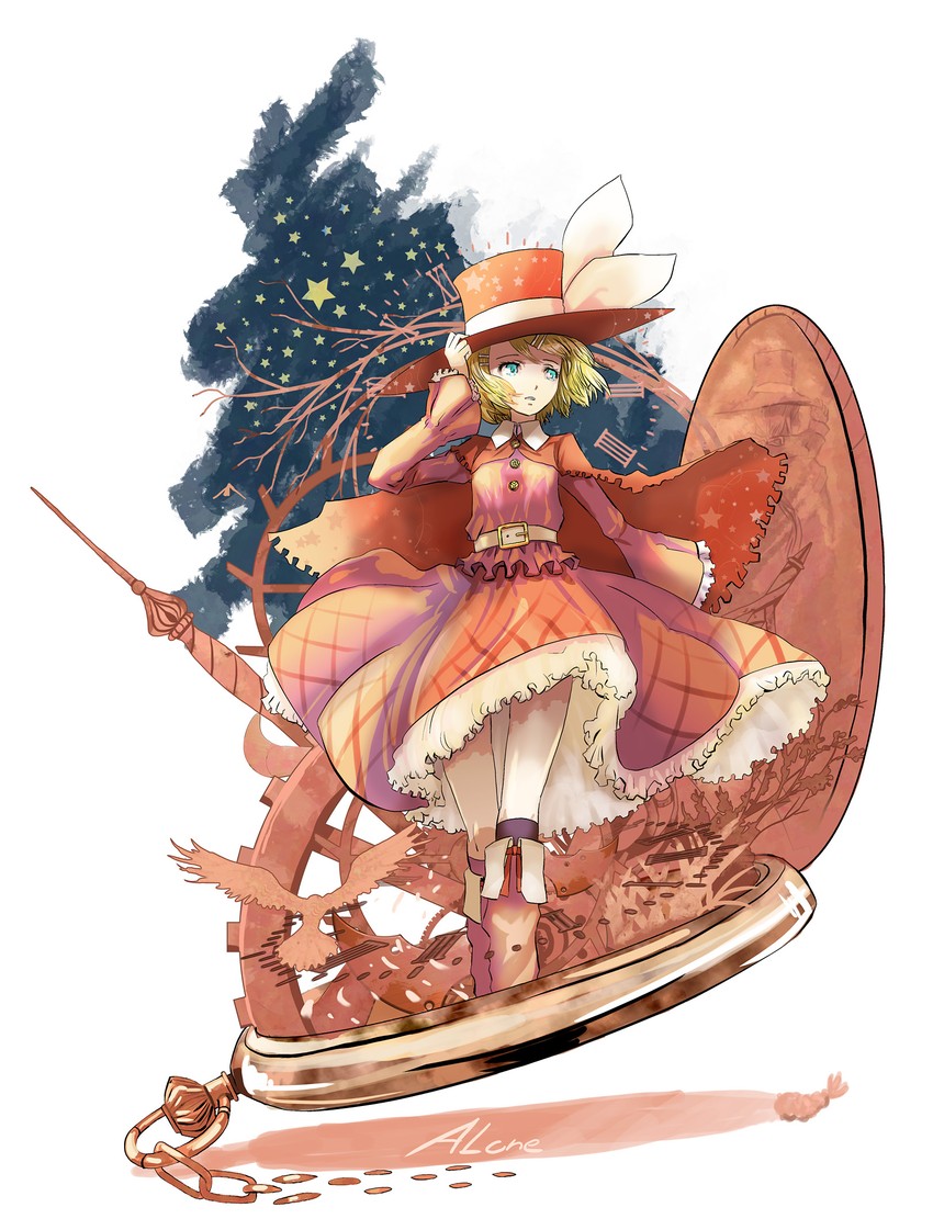 kagamine rin (vocaloid) drawn by kanipanda