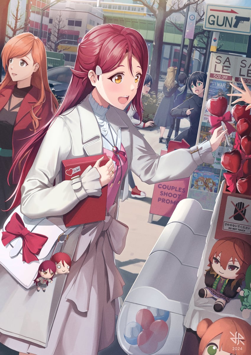 minami kotori, kosaka honoka, sakurauchi riko, takami chika, yuki setsuna, and 6 more (idolmaster and 6 more) drawn by hiroki_ree