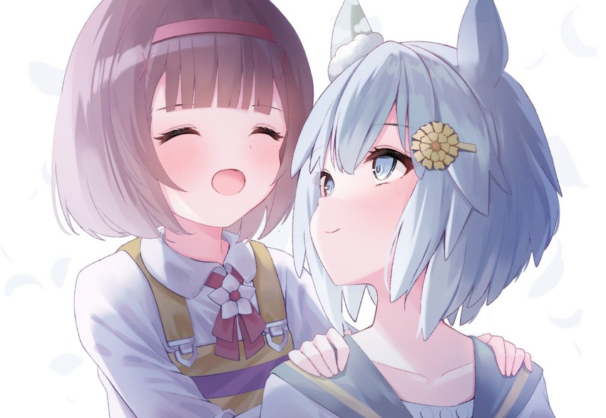 seiun sky and nishino flower (umamusume) drawn by yuzuno_kaori