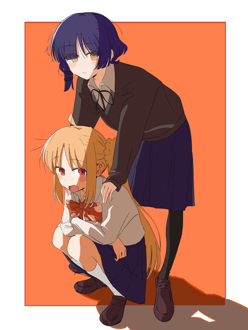 ijichi nijika and yamada ryo (bocchi the rock!) drawn by maiko_(machael89642677)