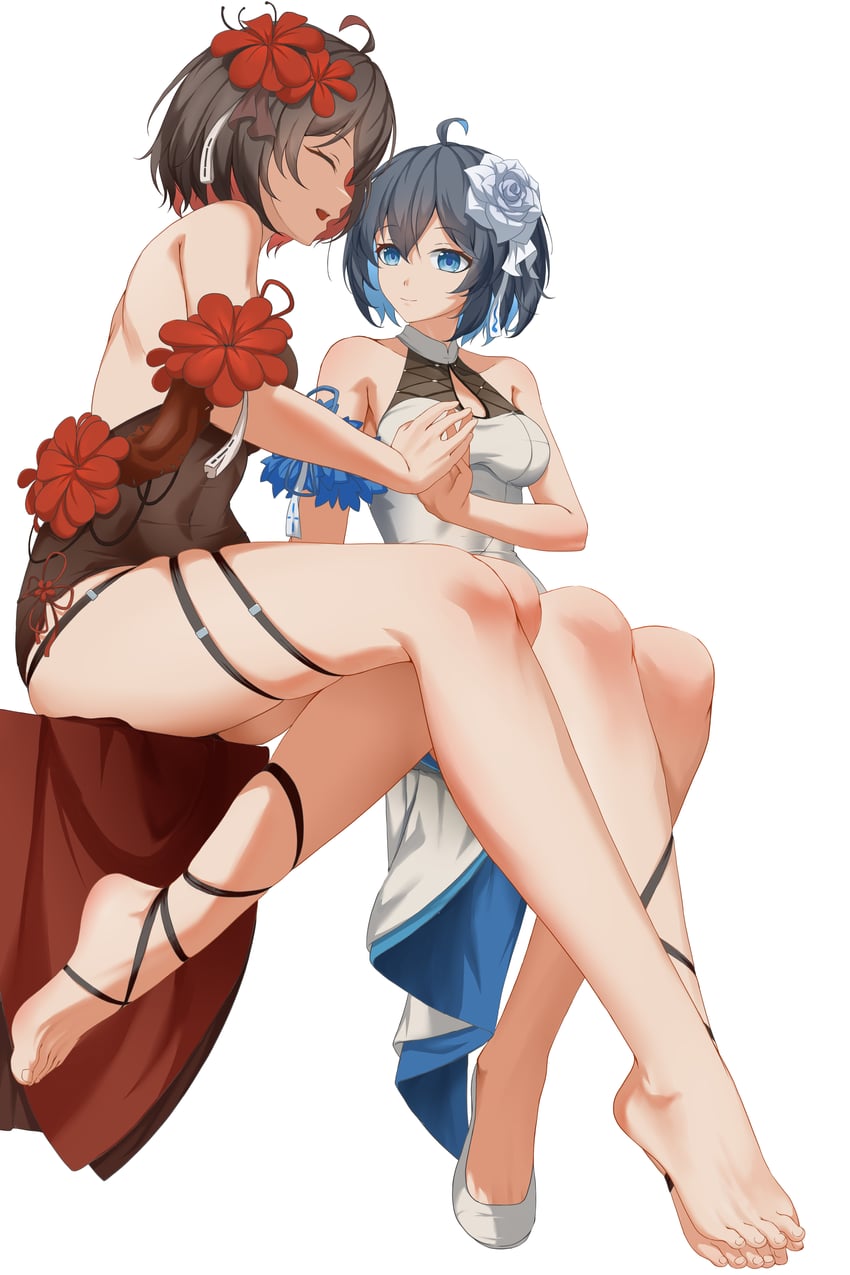 seele vollerei and seele (honkai and 1 more) drawn by xxx_(pixiv_43787258)