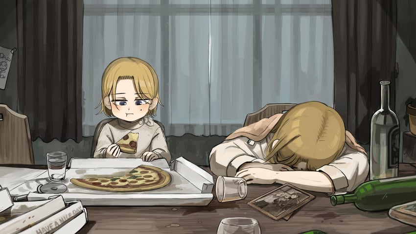 strict nun and strict nun's mother (little nuns) drawn by diva_(hyxpk)