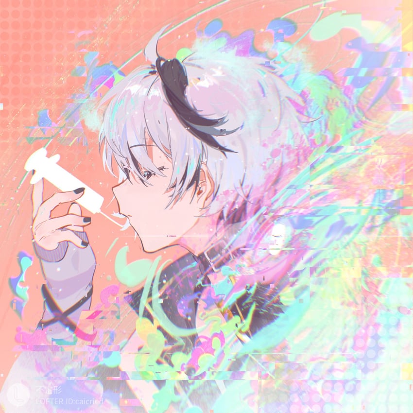 flower (vocaloid and 1 more) drawn by cai_(user_tyha8354)