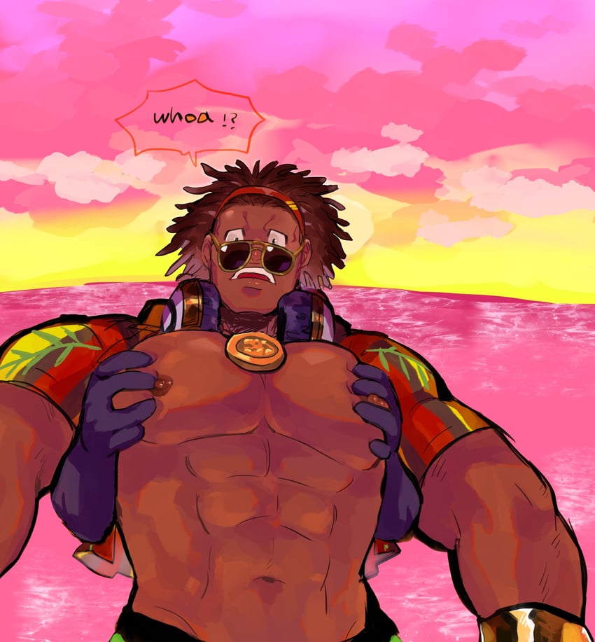 dee jay (street fighter and 1 more) drawn by ere_(ere_ere)