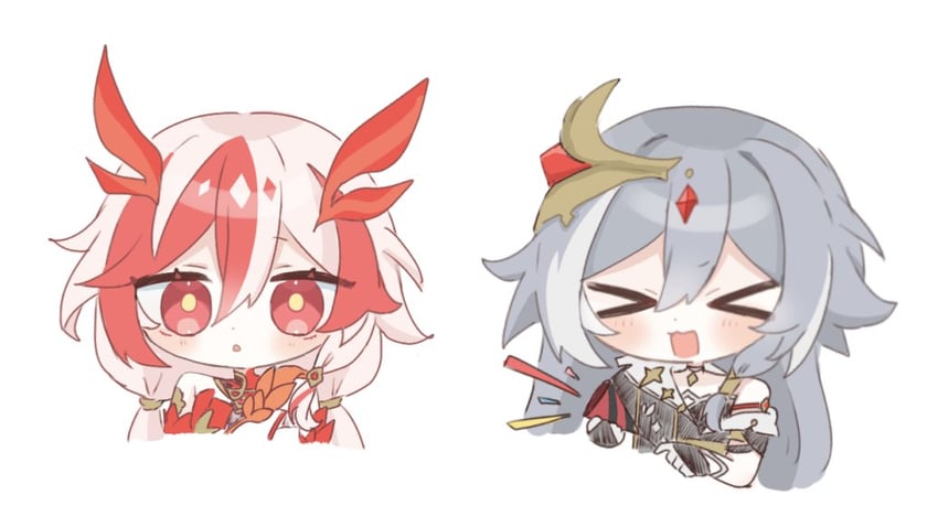 fu hua and herrscher of sentience (honkai and 1 more) drawn by xtx_mercury
