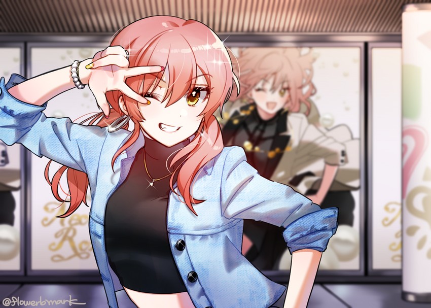jougasaki mika (idolmaster and 1 more) drawn by hana_shiori