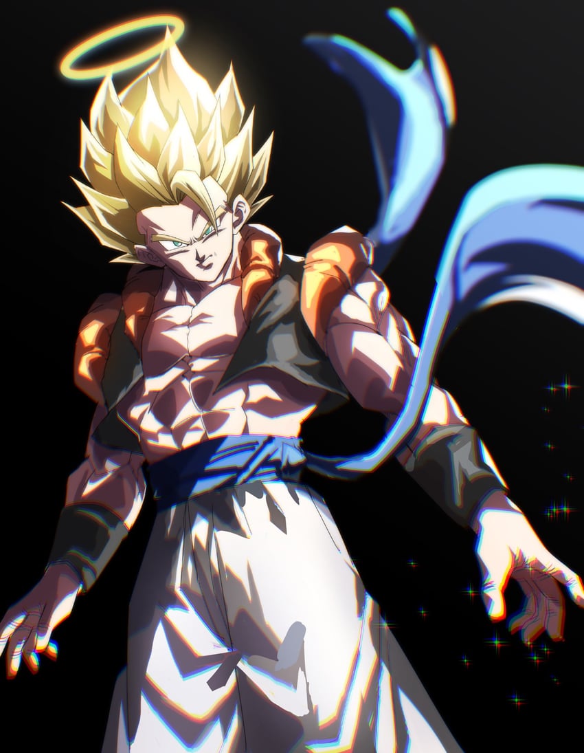 gogeta (dragon ball and 1 more) drawn by tkht_9315