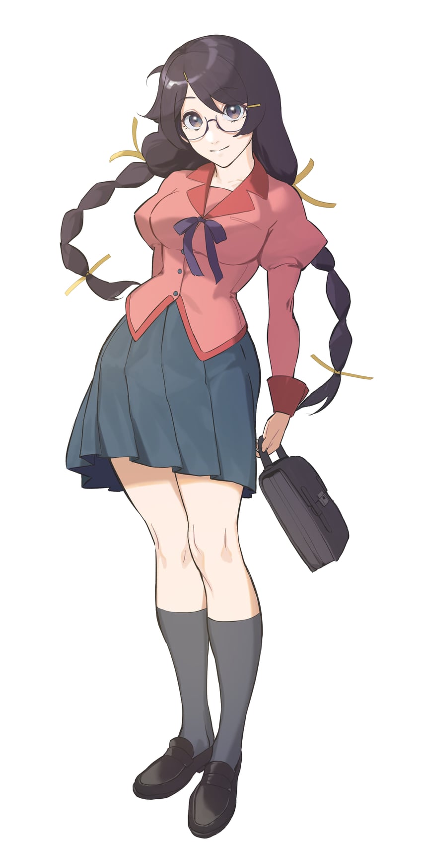 hanekawa tsubasa (monogatari and 1 more) drawn by koijammer