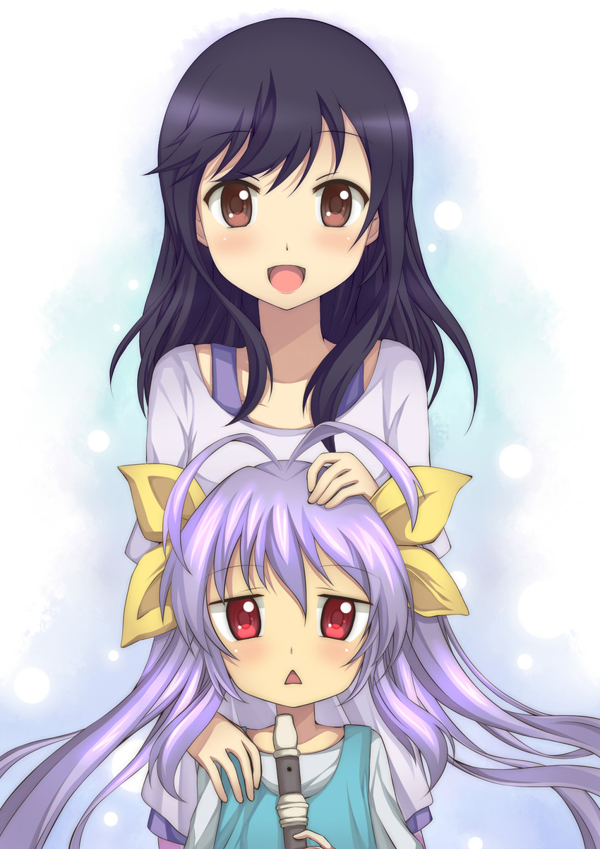 ichijou hotaru and miyauchi renge (non non biyori) drawn by wisewolf_art