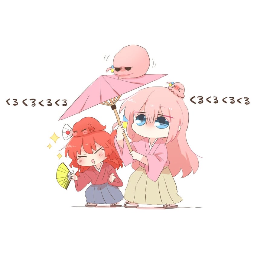 gotoh hitori and kita ikuyo (bocchi the rock!) drawn by rebecca_(keinelove)