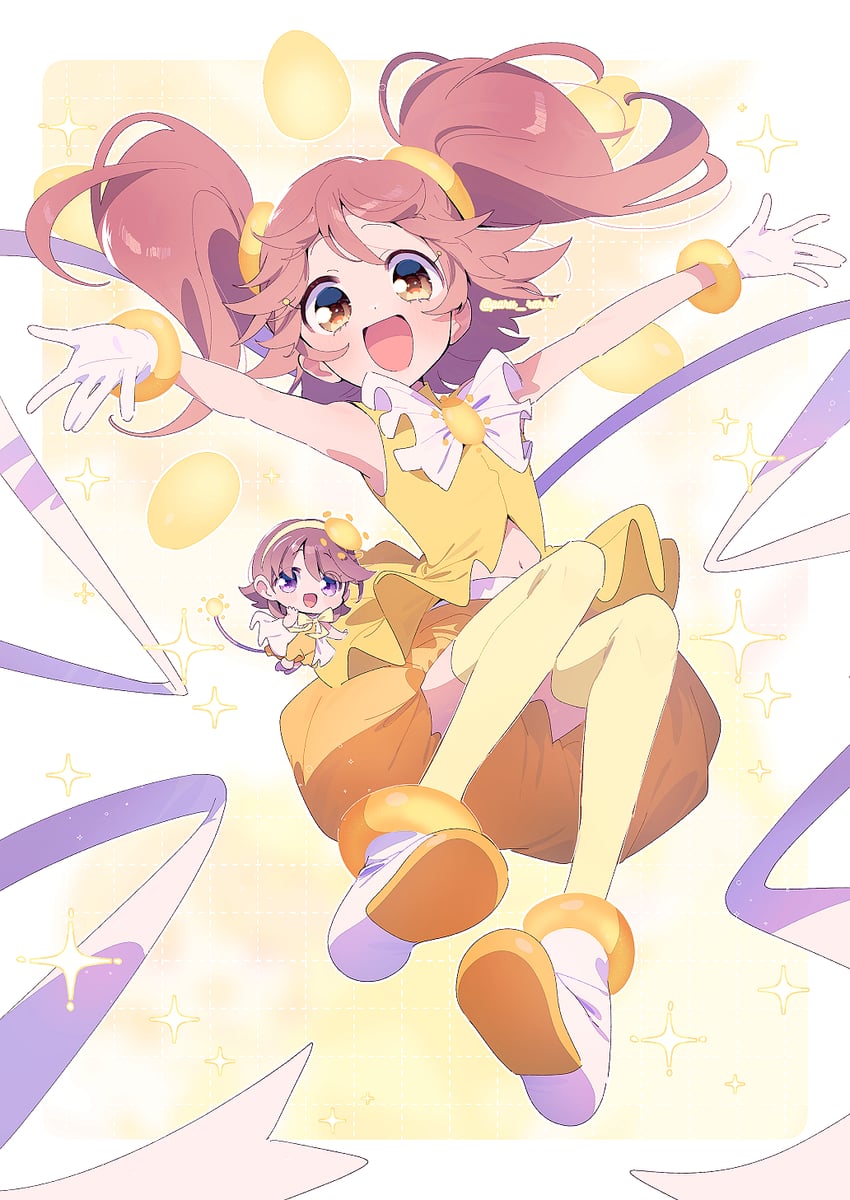 pure feeling, hotaru, and hiiragi rikka (shugo chara!) drawn by serizawa_serizane