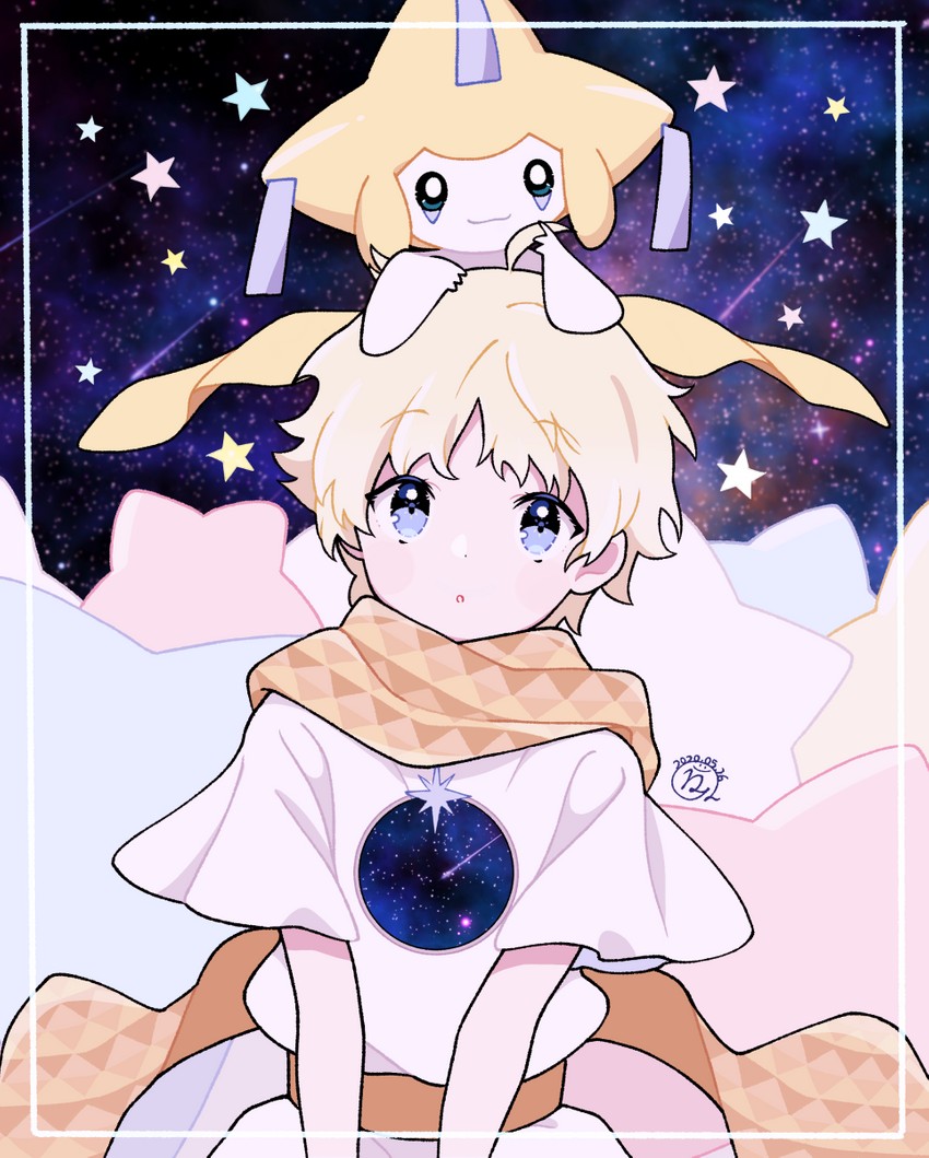 jirachi and voyager (fate and 2 more) drawn by namigon