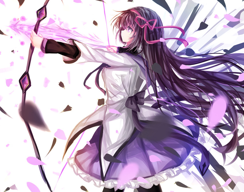 akemi homura (mahou shoujo madoka magica) drawn by venn_(vebonbon)