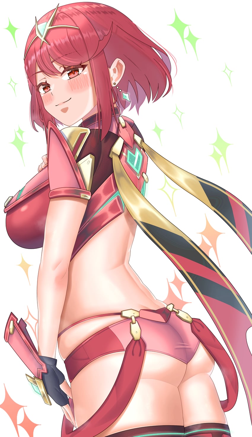 pyra (xenoblade chronicles and 1 more) drawn by meipasuye