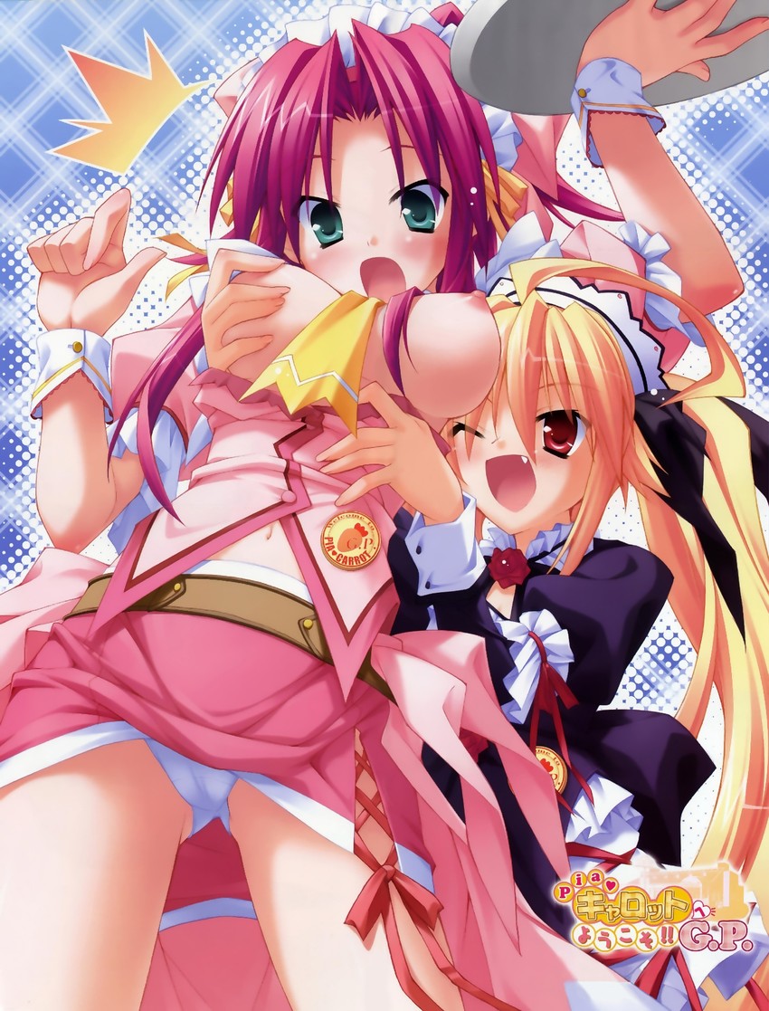 satou hina and kurosu miu (pia carrot and 1 more) drawn by hinata_mutsuki