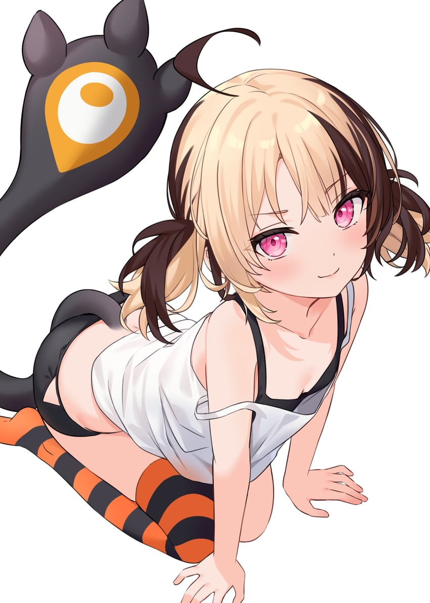 gigi murin (hololive and 1 more) drawn by hitsukuya