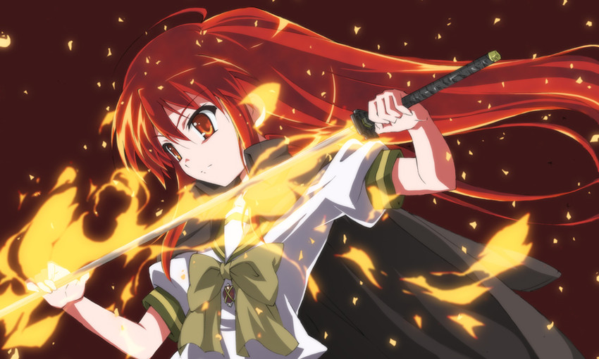 shana and alastor (shakugan no shana) drawn by yomi_(indigoriver)