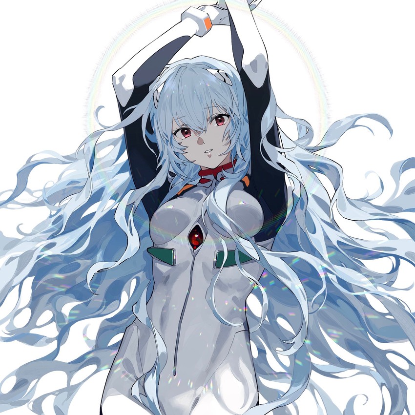 ayanami rei (neon genesis evangelion and 2 more) drawn by kazari_tayu