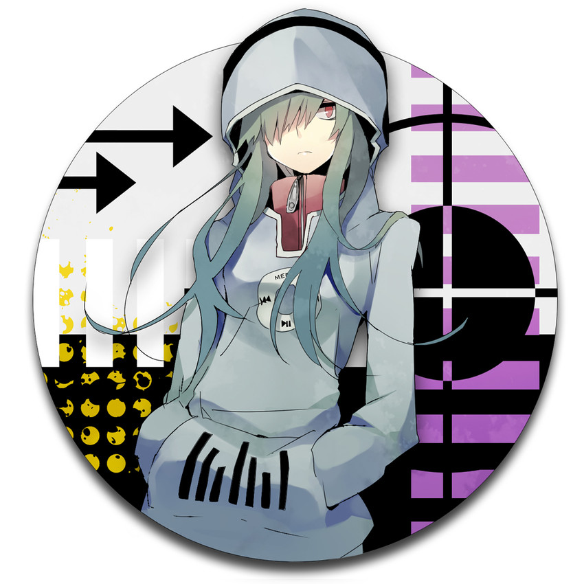 kido tsubomi (vocaloid and 2 more) drawn by hanepochi