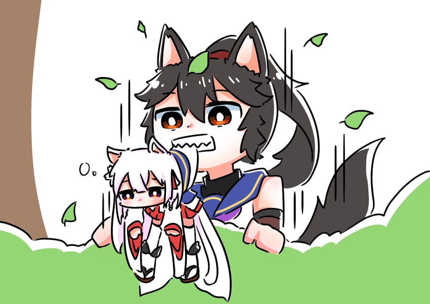 funada ui and nagasawa yuki (assault lily) drawn by teisuu